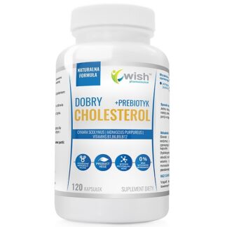 Dobry Cholesterol Karczoch Monakolina K Witamina B1,B6,B9,B12+Prebiotyk 120 kapsułek Vege