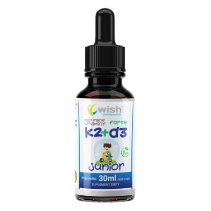 Naturalna Witamina K2 MK-7 + D3 Forte w Kroplach Dla Dzieci 30ml