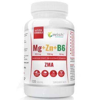 ZMA Magnez+Cynk+B6 Mega Dawka 120 tabletek