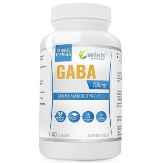 GABA Kwas Gamma-Aminomasłowy PRODUKT VEGE 60 kapsułek