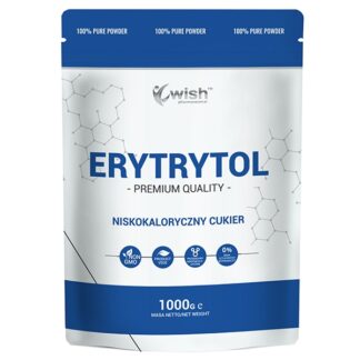 ERYTRYTOL NISKOKALORYCZNY CUKIER ERYTROL 1KG  Produkt Vege