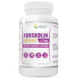 FORSKOLIN 777mg ODCHUDZANIE SPALACZ Pokrzywa Indyjska Forskolina 90 kapsułek