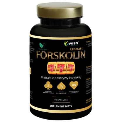 MOCNY FORSKOLIN 777 mg POKRZYWA INDYJSKA FORSKOLINA 90 kapsułek Produkt Vege