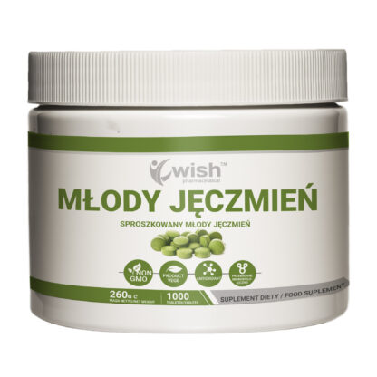 MŁODY JĘCZMIEŃ 1000 tabletek Naturalny Detox Odchudzanie Metabolizm Bio