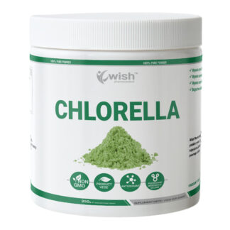 CHLORELLA Pyrenoidesa OCZYSZCZENIE ODPORNOŚĆ ŻELAZO ALGI SUPERFOOD 350g w proszku Produkt Vege