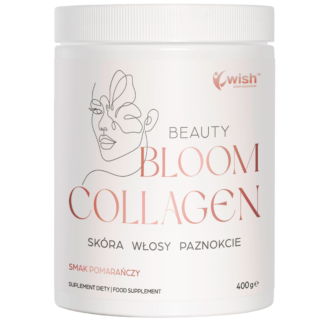 KOLAGEN BLOOM Beauty Pomarańczowy Skóra Włosy Paznokcie Biotyna 400 g KOLAGEN BLOOM Beauty Pomarańczowy Skóra Włosy Paznokcie Biotyna 400 g