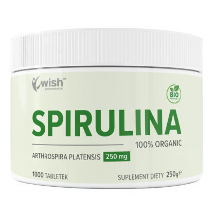 SPIRULINA BIAŁKO OCZYSZCZENIE ODPORNOŚĆ ŻELAZO ALGI WITAMINY 1000 tabletek
