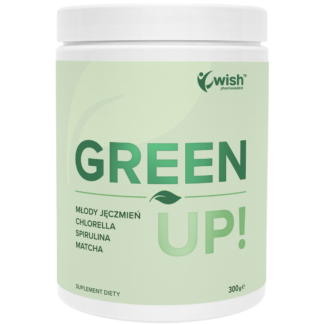 GREEN UP Młody Jęczmień Chlorella Spirulina Matcha Oczyszczanie Detox 300 g