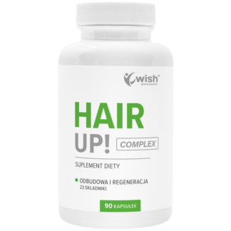 HAIR UP COMPLEX Wsparcie Włosów Cynk Biotyna Magnez Paznokcie 90 kapsułek