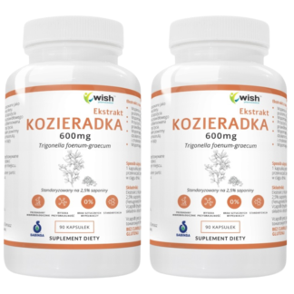 KOZIERADKA 600 mg 1+1 GRATIS Regulacja Poziomu Cukru Glukoza 2 x 90 kapsułek