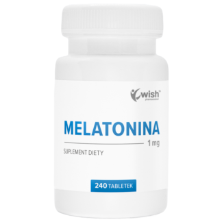 MELATONINA 1 mg Głęboki Sen Szybkie Zasypianie Regeneracja 240 tabletek MELATONINA 1 mg Głęboki Sen Szybkie Zasypianie Regeneracja 240 tabletek