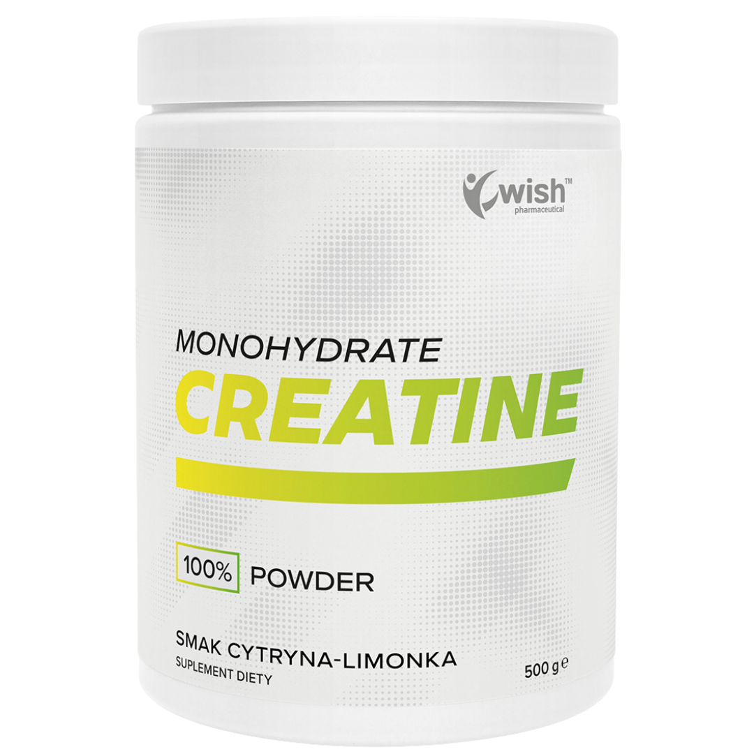 KREATYNA MONOHYDRAT SMAK CYTRYNA LIMONKA 500 g KREATYNA MONOHYDRAT SMAK CYTRYNA LIMONKA 500 g