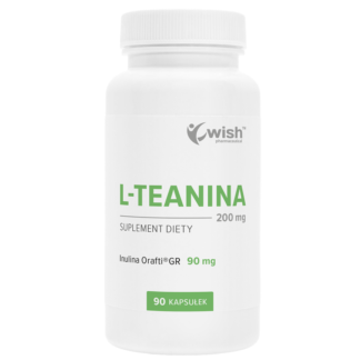 L-TEANINA 200 mg Koncentracja Odprężenie Relaks Stres Skupienie 90 kapsułek L-TEANINA 200 mg Koncentracja Odprężenie Relaks Stres Skupienie 90 kapsułek
